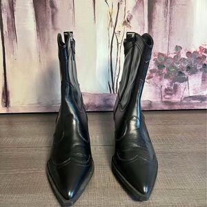 Steve Madden Leather Western Boots